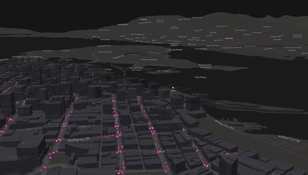 Crime Heatmap Of Vancouver